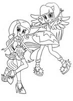 kolorowanki Equestria Girls numer  13